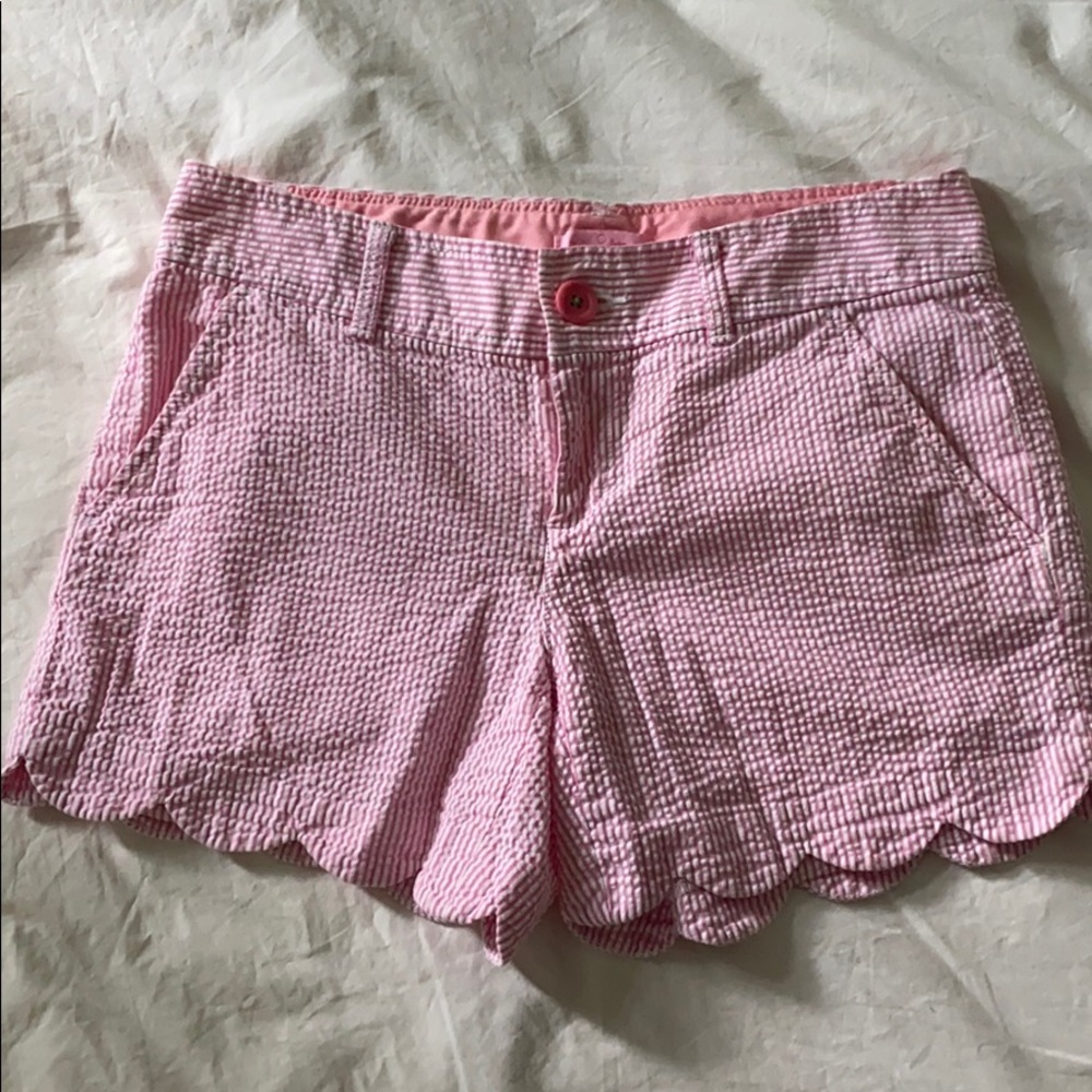 Seersucker Lily Pulitzer shorts